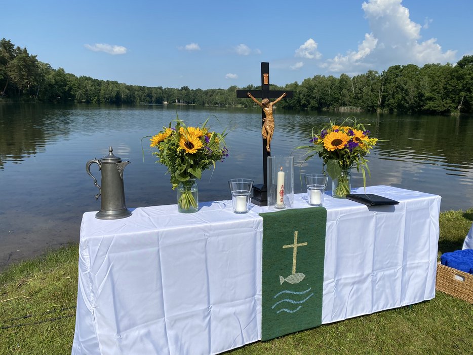 Tauffest 2023 am Bornsdorfer Teich